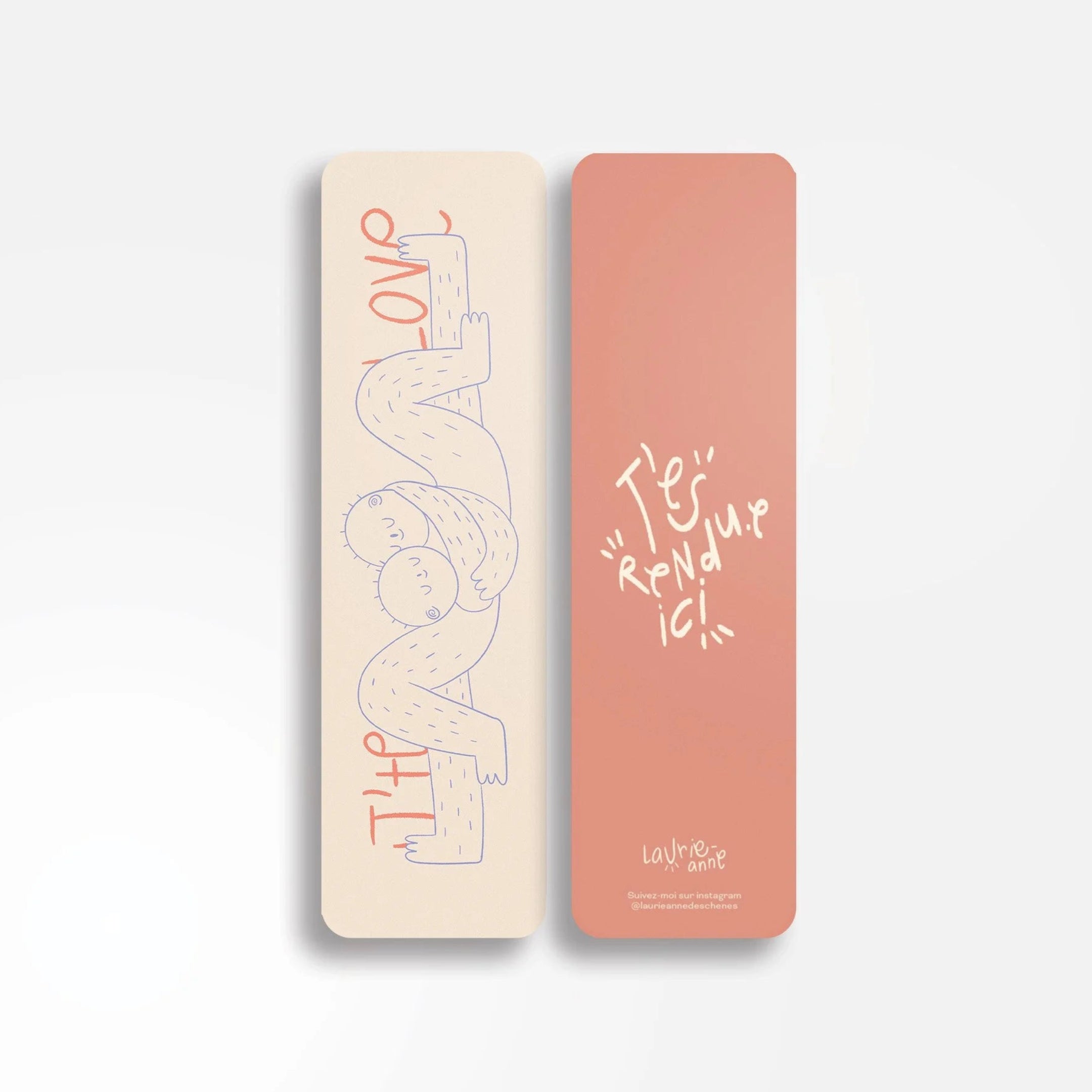 Marque-page J'te love