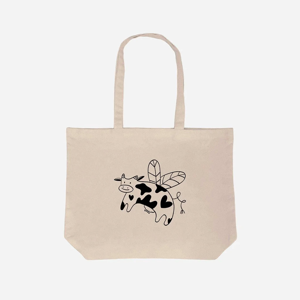 Sac réutilisable La vache volante