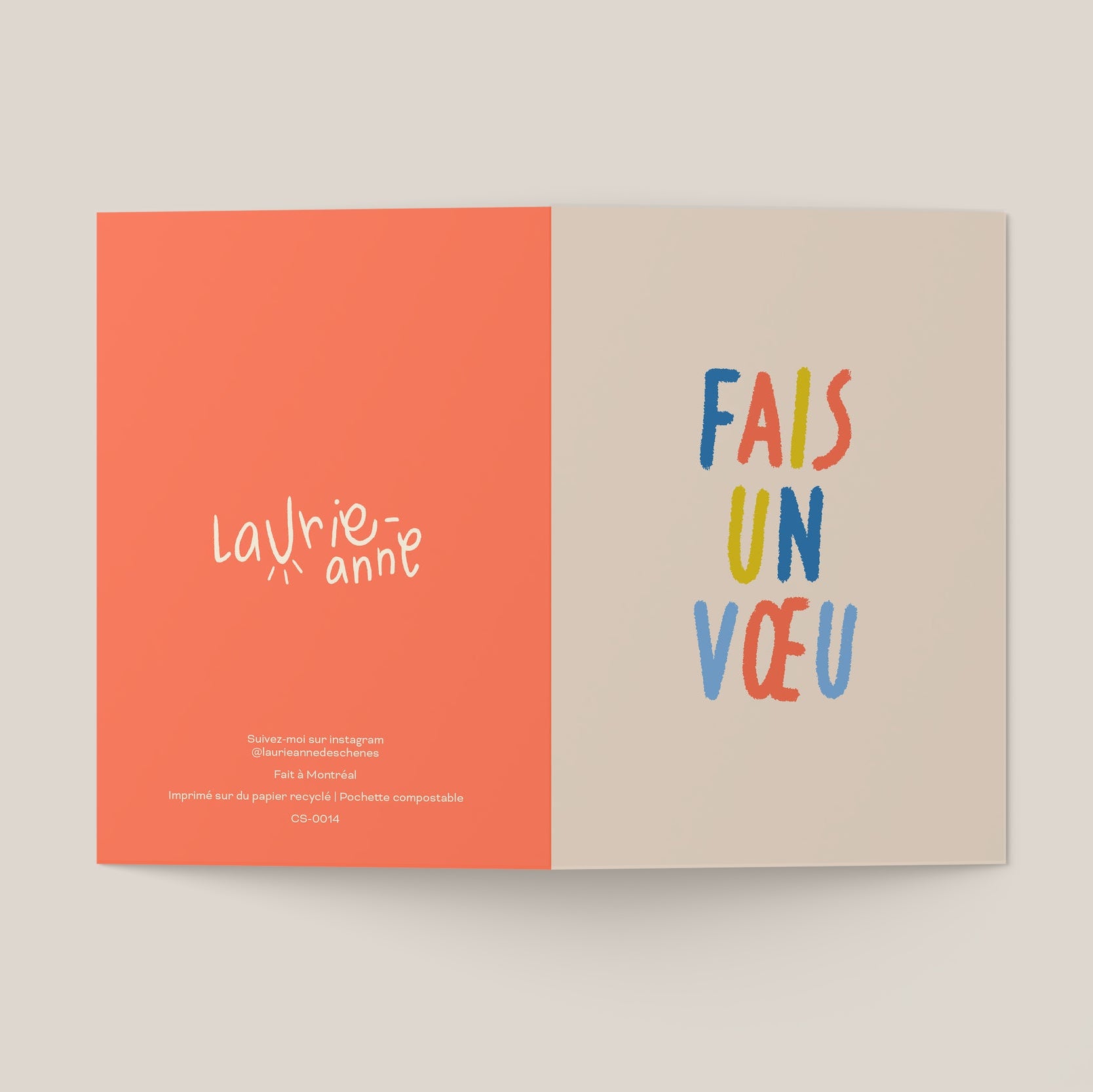 Fais un voeu - Paquet de 6 cartes